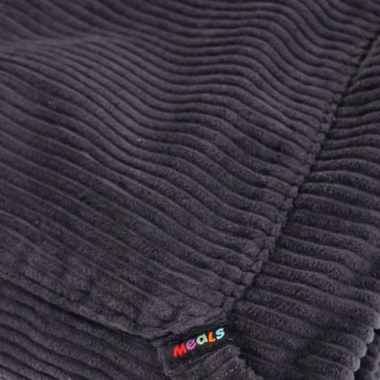  밀스 크롭 팬츠 식사용 가로형 코듀로이 셰프 팬츠 블랙 참깨 - MEALS