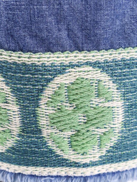  발렌티노 가라바니 데님 팬츠 프레이드 엣지 데님 버뮤다 쇼츠 미디엄 블루 데님 - VALENTINO GARAVANI