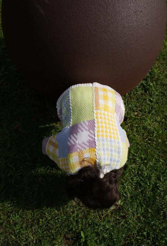  [키즈] gigiknitwear.com 풀오버 Gi Gi 니트웨어 패치워크 가디건 미니 - OTHER BRANDS