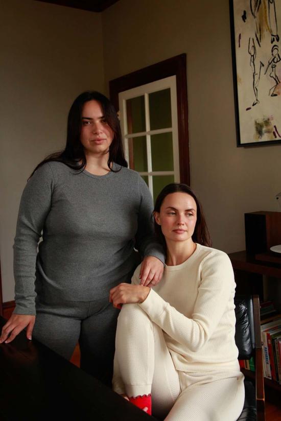  Noble 스트레이트 팬츠 노블 성인용 유기농 와플 바텀 팬츠 (오트밀) - OTHER BRANDS