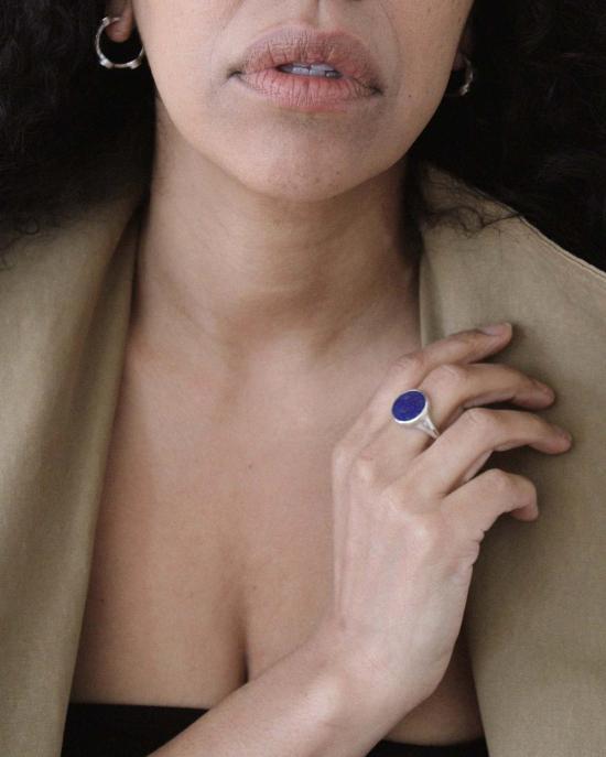  티로 티로 반지 라쿠나 링 라피스