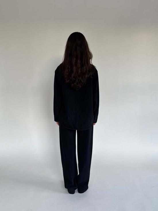  스틸히어 긴팔 티셔츠 스틸 히어 뉴욕 데이 긴팔 티셔츠 블랙 블랙 - STILL HERE