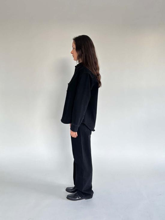  스틸히어 긴팔 티셔츠 스틸 히어 뉴욕 데이 긴팔 티셔츠 블랙 블랙 - STILL HERE