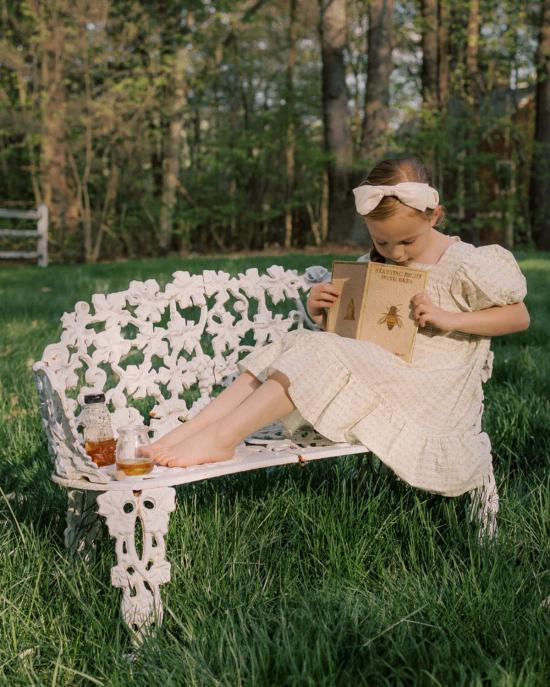  [키즈] Piper&Cloth 원피스 파이퍼앤클로스 위켄드 드레스 블러쉬 바인 스트라이프 - PIPER&CLOTH