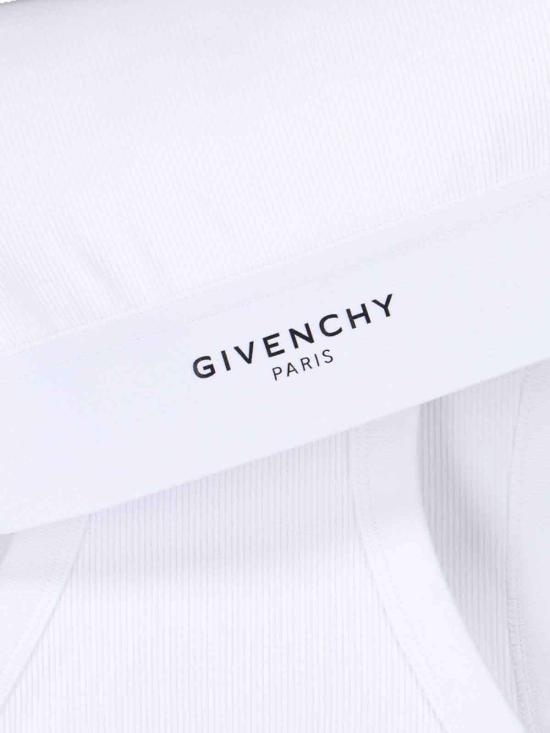  지방시 민소매 티셔츠 로고 탱크탑 화이트 - GIVENCHY