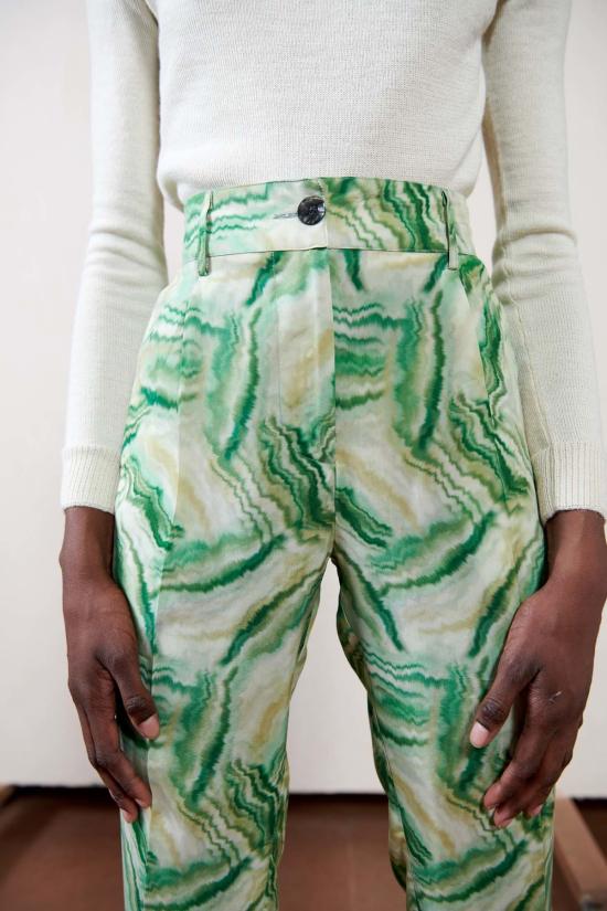  마리아 스탠리 스트레이트 팬츠 베넷 트라우저 아게이트 - MARIA STANLEY