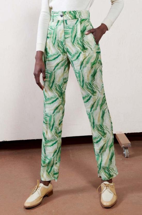  마리아 스탠리 스트레이트 팬츠 베넷 트라우저 아게이트 - MARIA STANLEY