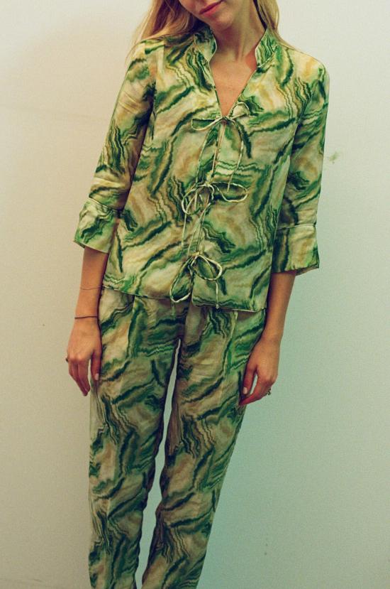  마리아 스탠리 스트레이트 팬츠 베넷 트라우저 아게이트 - MARIA STANLEY