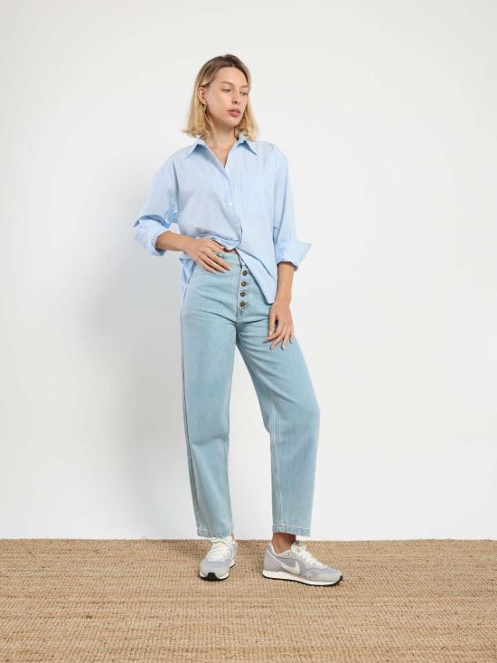  NAZEERAH 셔츠 나지라 파라 버튼업 - NAZEERAH