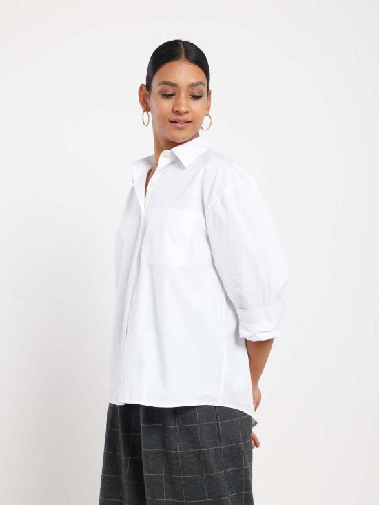  NAZEERAH 셔츠 나지라 파라 버튼업 - NAZEERAH