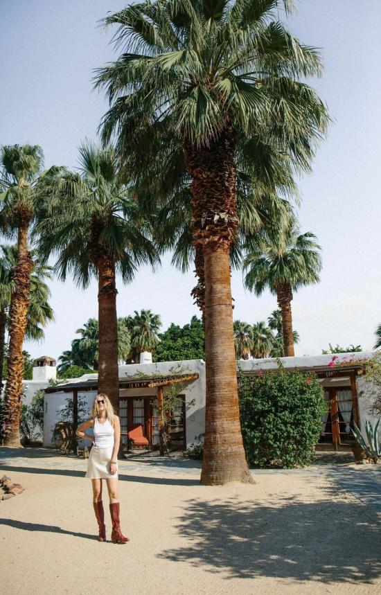  메릿 찰스 숏 스커트 매디슨 슬립 스커트 아이보리 화이트 - MERRITT CHARLES