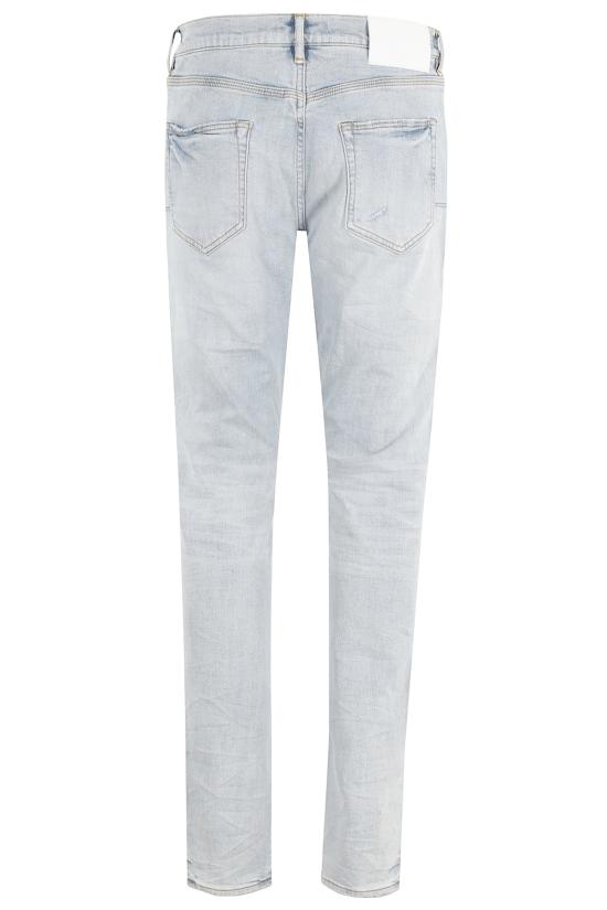  퍼플 브랜드 데님 팬츠 퍼플 스키니 키부 리페어 진 라이트 인디고 - PURPLE BRAND