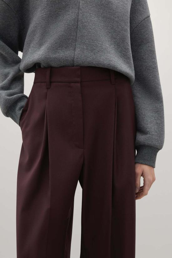  에이 에머리 스트레이트 팬츠 A. 에머리 고다드 팬츠 멀베리