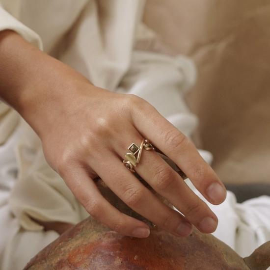  린지 루이스 주얼리 반지 린지 루이스 셰이프 링 브라스 - LINDSAY LEWIS JEWELRY