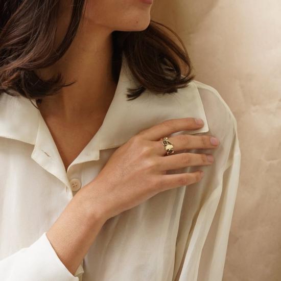  린지 루이스 주얼리 반지 린지 루이스 셰이프 링 브라스 - LINDSAY LEWIS JEWELRY