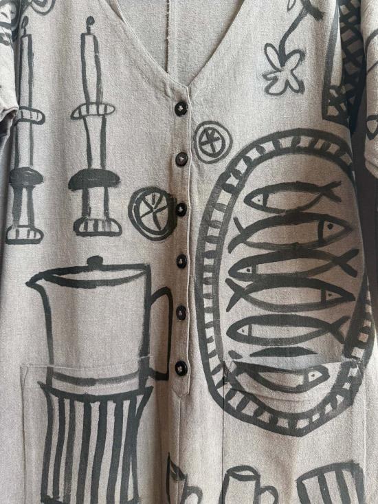  Happy French Gang 점프수트 해피 프렌치 갱 #103 핸드페인팅  르 레파스 - OTHER BRANDS