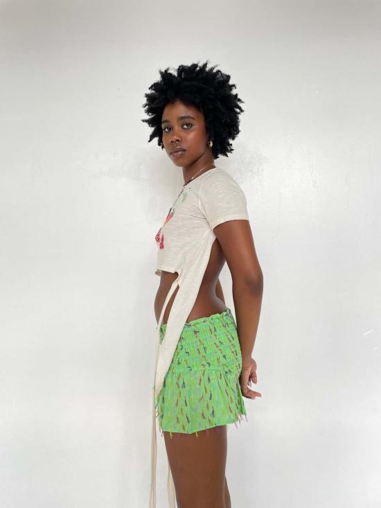  Abacaxi 숏팬츠 아바카시 스모크드 블루머즈 - OTHER BRANDS