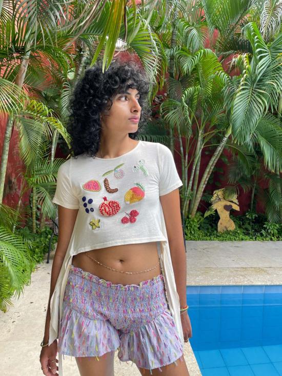  Abacaxi 숏팬츠 아바카시 스모크드 블루머즈