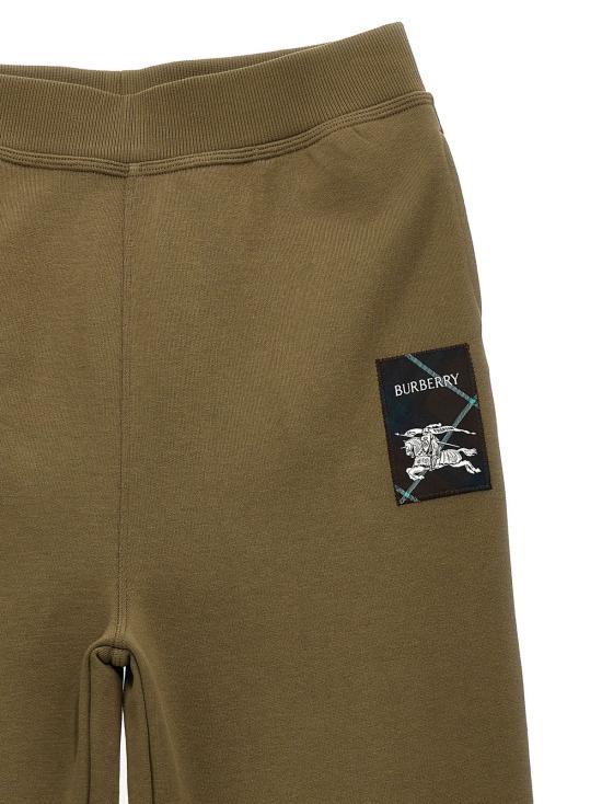  [키즈] 버버리 트레이닝/조거 팬츠 잭슨 키즈 조거  그린 - BURBERRY