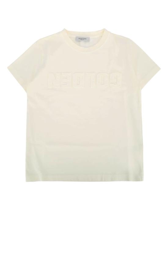  골든구스 반팔 티셔츠 골든 구스 골든 유니섹스 티셔츠 디스 옵틱화이트