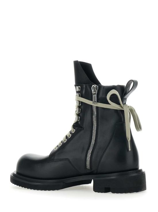  릭 오웬스 부츠 스티발리 인 펠레 로우 아미 게이브  블랙 - RICK OWENS