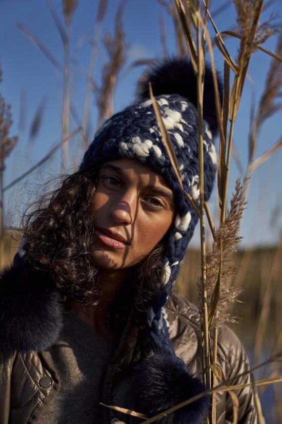  미샤램퍼트 모자 미샤 램퍼트 스타리 나이트 트리플 트러블 + 네이비 XL 폼스