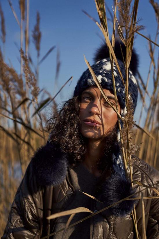  Mischa Lampert 모자 미샤 램퍼트 스타리 나이트 트리플 트러블 + 네이비 XL 폼스 - OTHER BRANDS