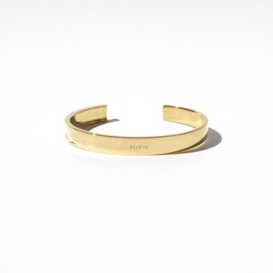  핸섬 브레이슬릿 핸드즘 빌리브 커프 브라스 - HNDSM