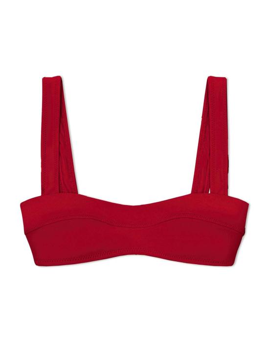  Galamaar 비키니 수영복 Lou Bandeau 탑 스칼렛 - OTHER BRANDS