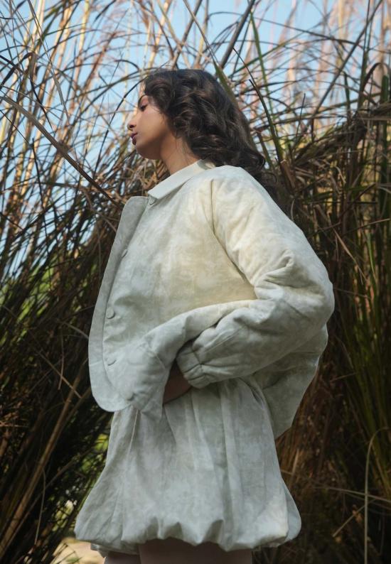  IKKIVI 봄버 자켓 Ikkivi Mohu 봄버 재킷 오프 화이트 - OTHER BRANDS