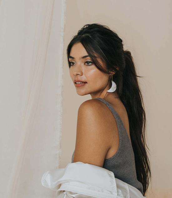  마트르 부미 이어링 Matr Boomie Rajani 초승달 드롭 귀걸이 - MATR BOOMIE