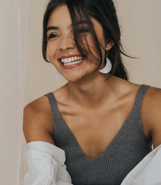  마트르 부미 이어링 Matr Boomie Rajani 초승달 드롭 귀걸이 - MATR BOOMIE