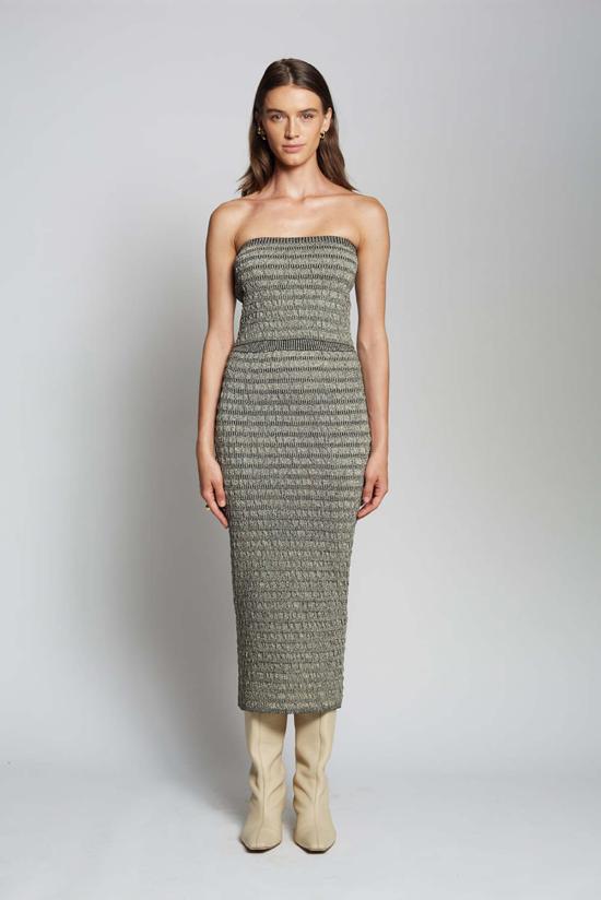  일레븐 식스 민소매 티셔츠 틸리 루렉스 튜브 블랙/화이트 - ELEVEN SIX