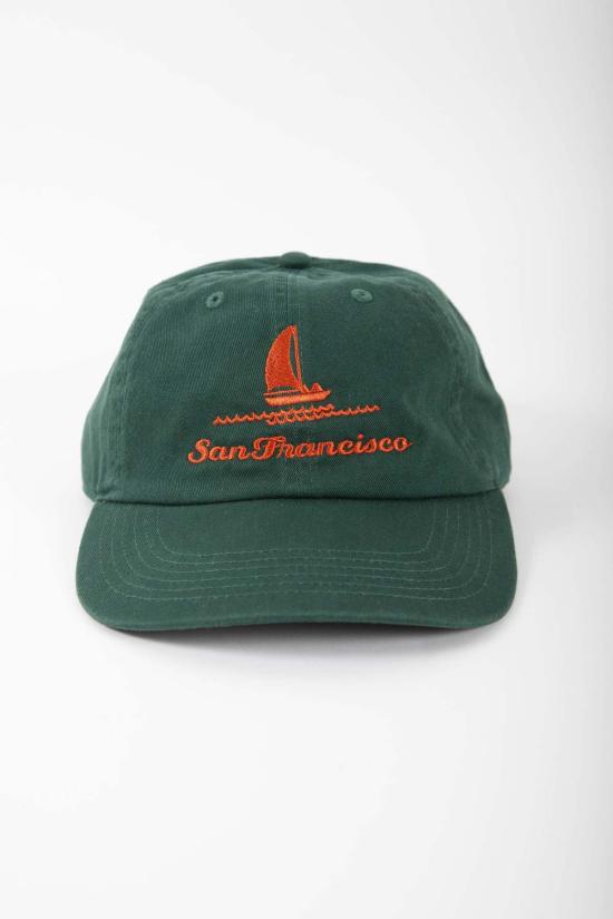  그래블 앤 골드 모자 그래블 & 골드 세일보트 캡 다크 그린