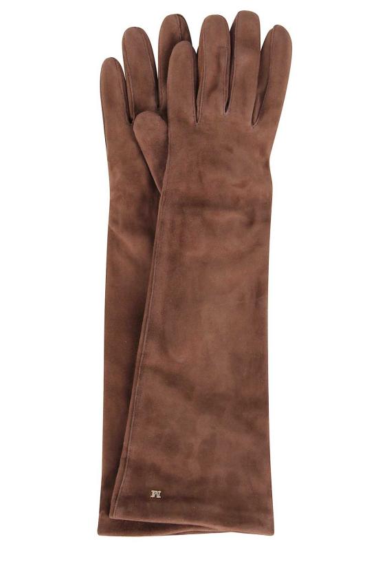  막스마라 장갑 막스 마라 아피디 스웨이드  담배색 - MAX MARA