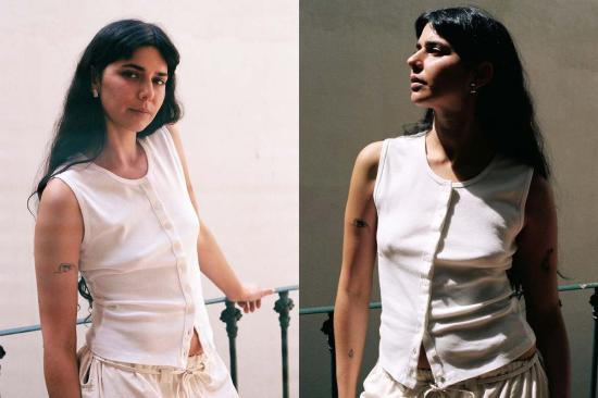  질 로드리게즈 가디건 길 로드리게즈 소피 슬리브리스