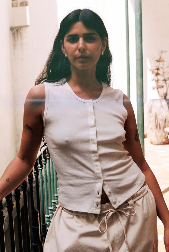  질 로드리게즈 가디건 길 로드리게즈 소피 슬리브리스 - GIL RODRIGUEZ