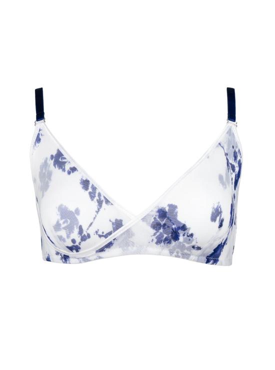  Lorette Lingerie 브라 Lorette 란제리 Méditerranée 크로스 오버  화이트/블루