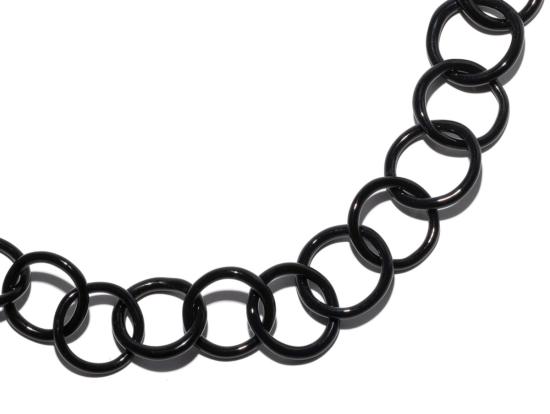  제인 다렌스부르그 목걸이/팬던트 제인 다렌스버그 스몰 서클 체인 목걸이 블랙 - JANE DARENSBOURG