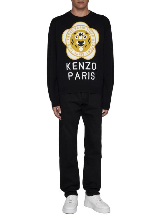  겐조 스웨터 울 블렌드  블랙 - KENZO