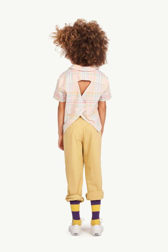  [키즈] 더 애니멀스 옵저버토리 트레이닝/조거 팬츠 키즈 동물 관측소 고슴도치 바지 연한 갈색 - THE ANIMALS OBSERVATORY