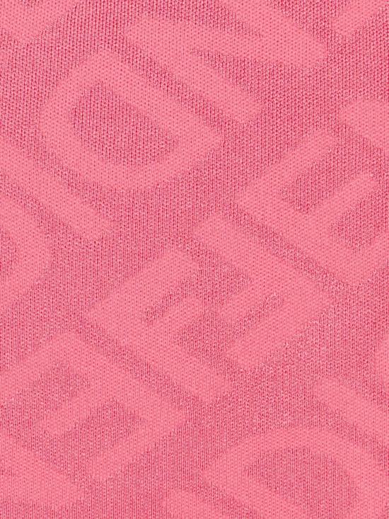  펜디 숏 원피스 미러 모티브 비스코스 미니 드레스 로사 - FENDI