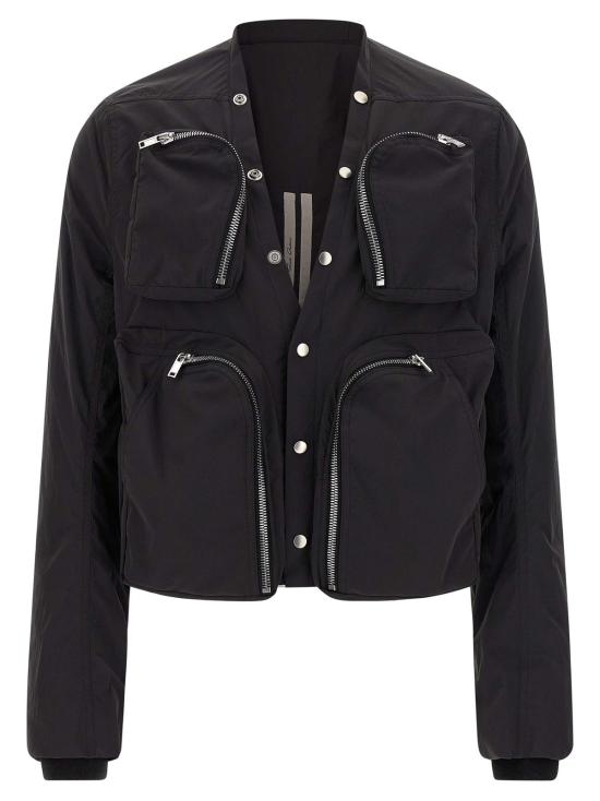  릭 오웬스 자켓 카고 재킷 블랙