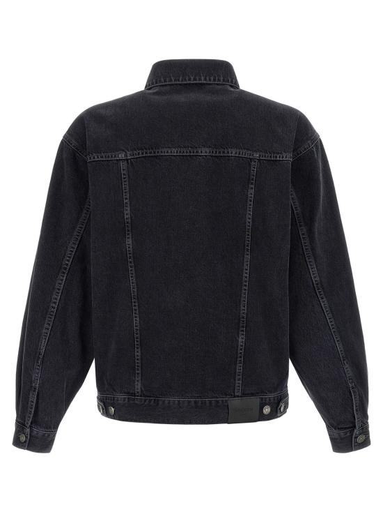  생로랑 데님 자켓 트러커 재킷 블랙 - SAINT LAURENT
