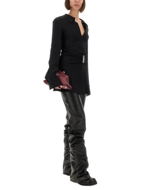  디 아티코 숏 원피스 아티코 케이디 미니 드레스 블랙 - THE ATTICO