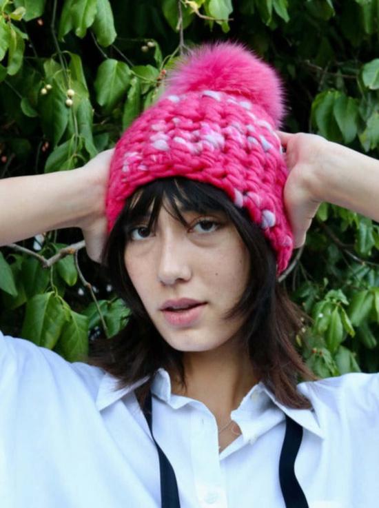  미샤램퍼트 모자 미샤 램퍼트 바비 비니 폼스터 + 코랄 Xl 폼 - MISCHA LAMPERT