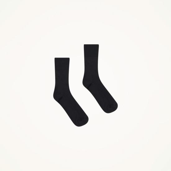  월포드 양말 울포드 고급 면 골지 - WOLFORD