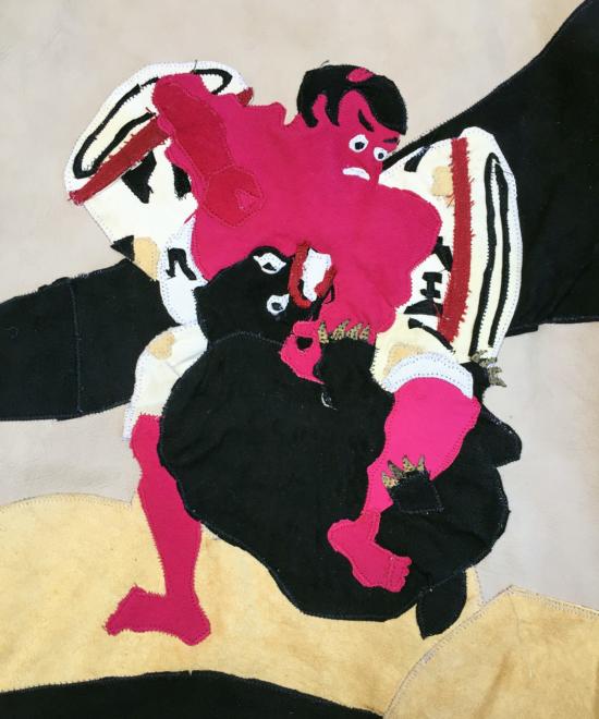  COATZ 가죽 자켓 코츠 후지산 코트 크림 - OTHER BRANDS