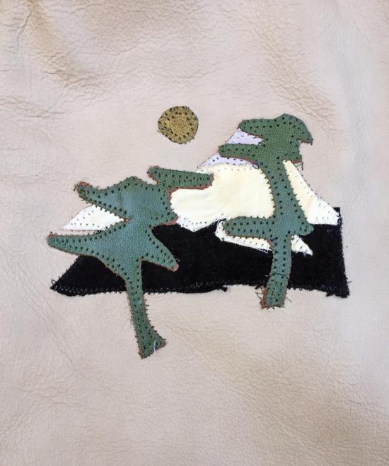  COATZ 가죽 자켓 코츠 후지산 코트 크림 - OTHER BRANDS