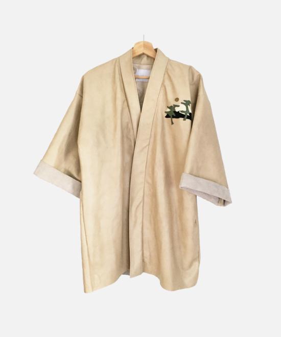  COATZ 가죽 자켓 코츠 후지산 코트 크림 - OTHER BRANDS